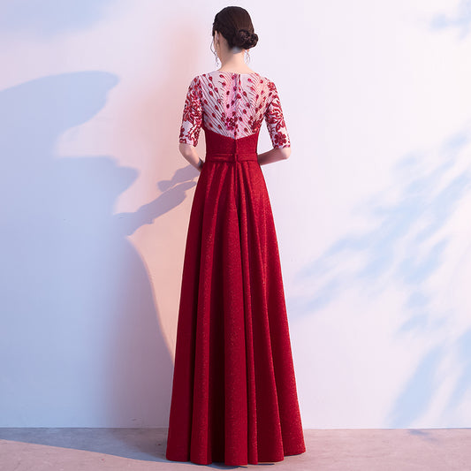 Red Show Dress Evening Lady