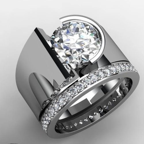 Couple Couple Rings European And American Engagement Ring