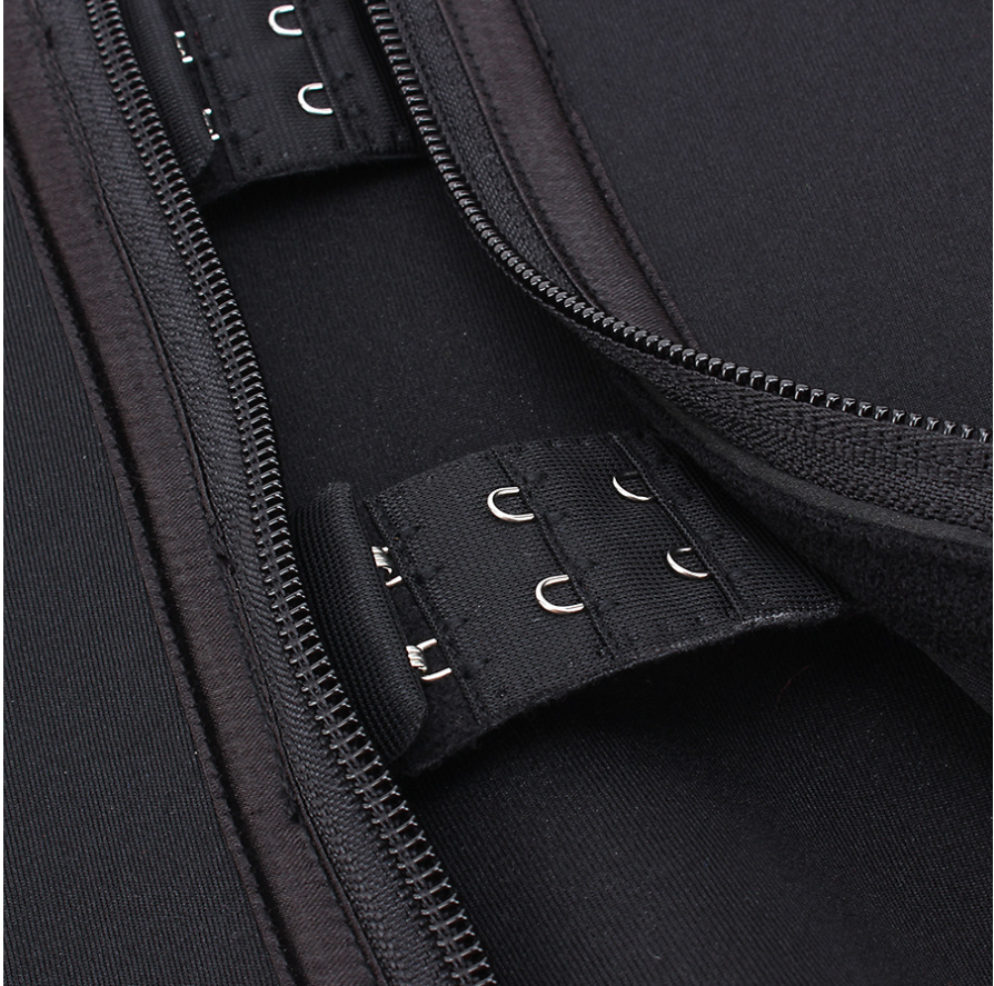 Neoprene Sports Corsets Fitness Speed Wicking Ladies Tummy Corsets Dark Buckle Zipper