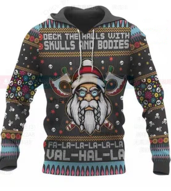 Men Cool Christmas Printed Fashion Sweatshirt