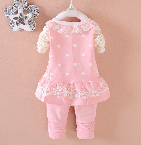 BibiCola Baby Girls Clothing Sets Toddle Tracksuits Kids Tops Pants 2pcs Tracksuits Kids Girls Clothes Baby Girl Clothes Set