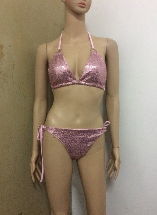 Lace-Up Bikini Women Swimsuit Suit