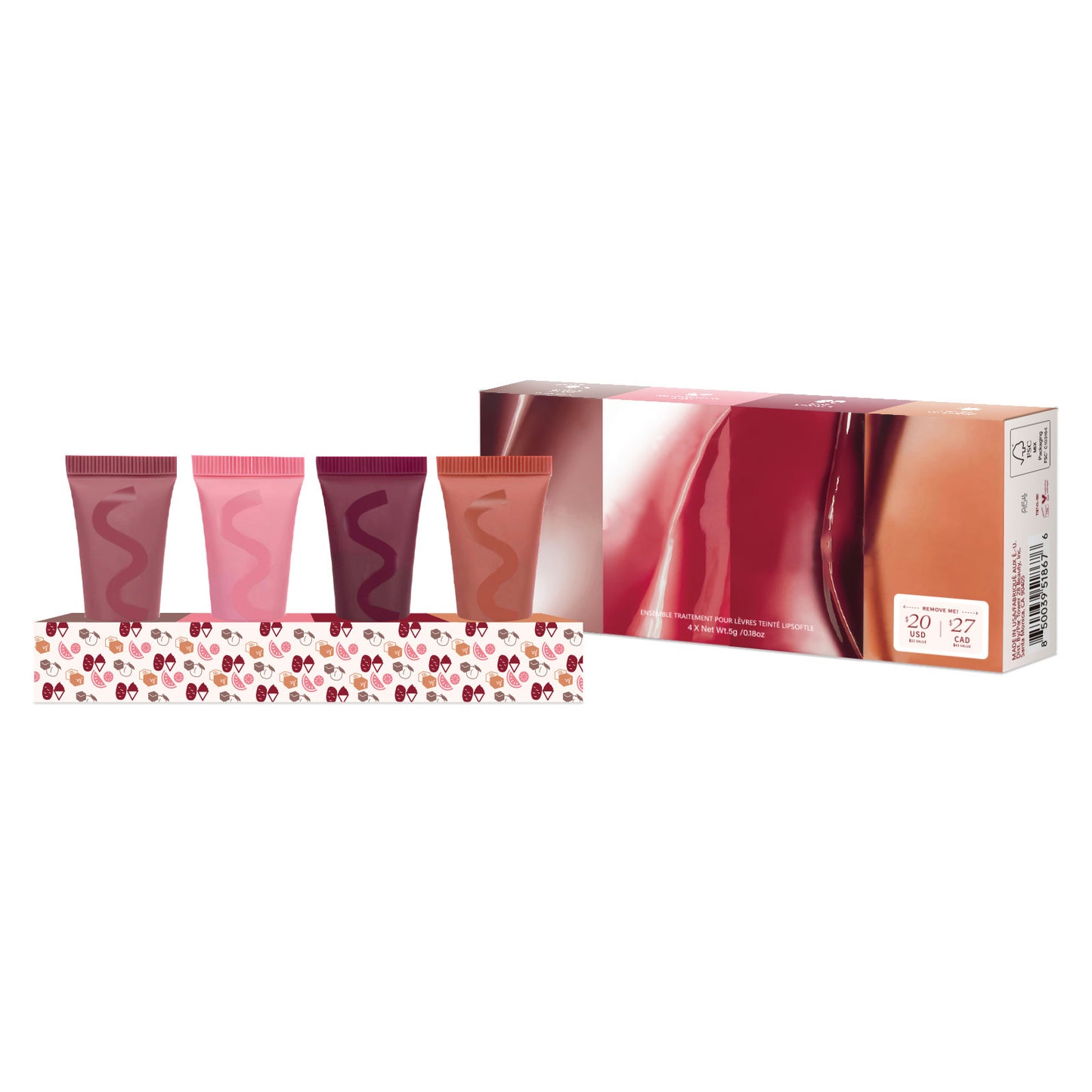 Colored Lip Balm Suit Nourishing And Hydrating
