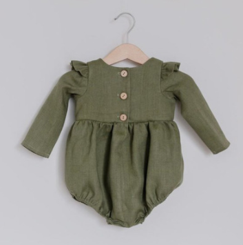 Newborn Baby Girl Rompers for 0-24M Long Sleeve Romper Jumpsuits One-piece Fashion Organic Cotton
