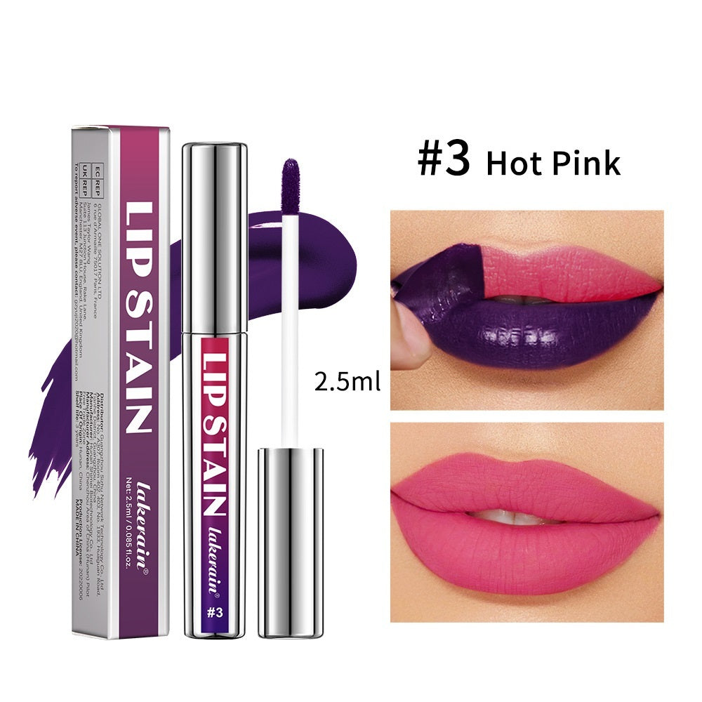 Silver Tube Tear And Pull Lip Gloss Not Smudge No Stain On Cup Matte Moisturizing