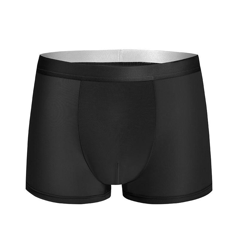 Men's Fashion Casual Ice Silk Seamless One Piece Breathable Underwear