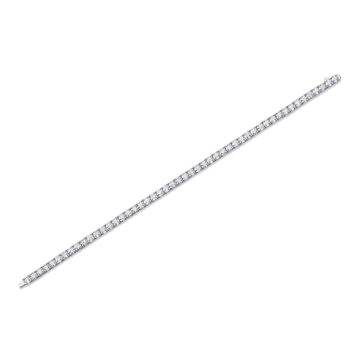 Unique Luxury Fashion Mosan Diamond S925 Silver Bracelet