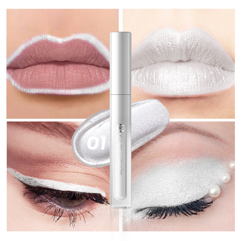8 Colors  Lip Gloss Not Easy To Stick Cup Eye Shadow