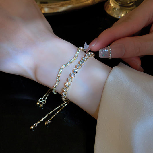 Wave Geometric Adjustable Bracelet Temperament