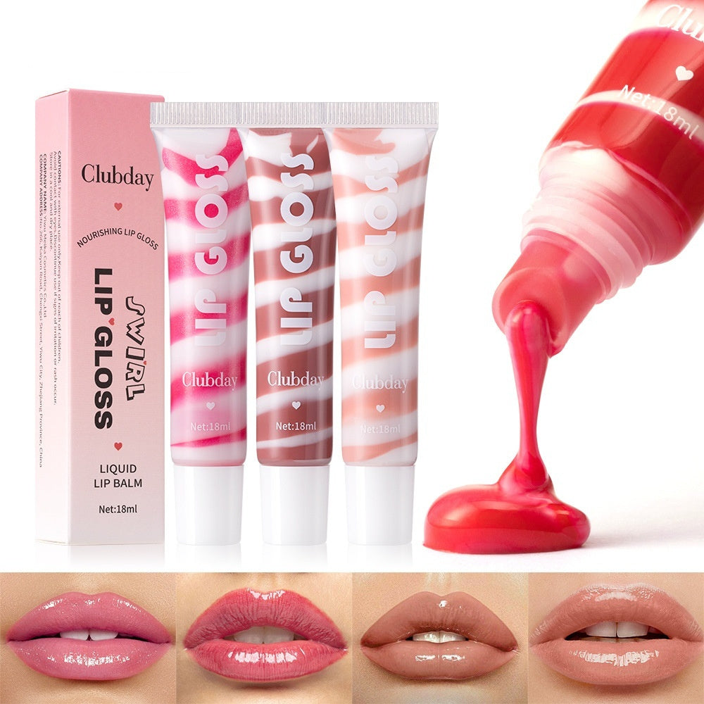 Hose Pearlescent Thin And Glittering Moisturizing Fruit Flavor Lip Gloss