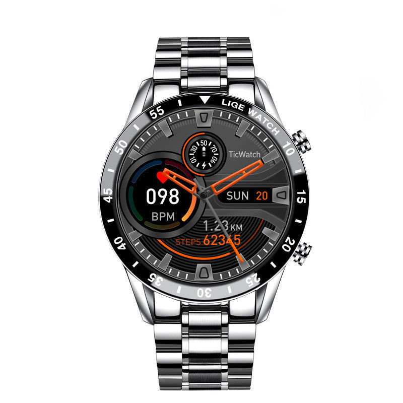 Bangwei Multifunctional Smart Watch Bluetooth Call Pedometer Blood Pressure Heart Rate Detection Waterproof Watch