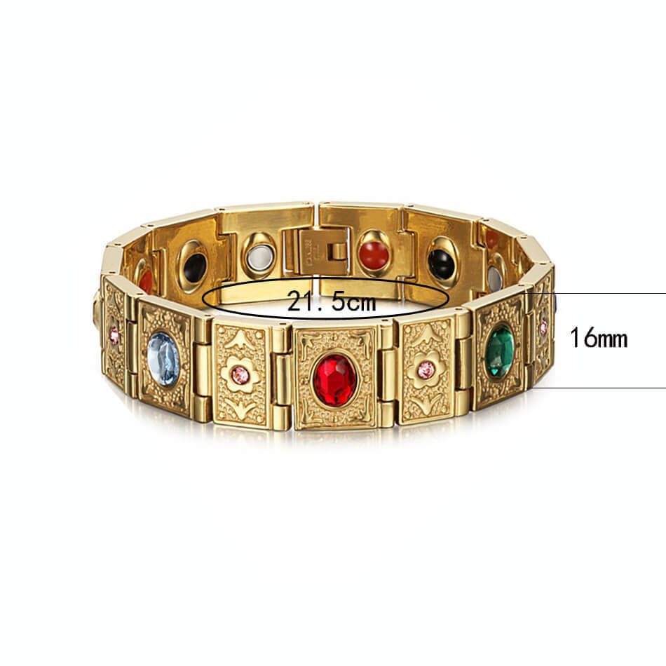 Stainless Steel Bracelet Magnet Energy Sports Bracelet Men's Titanium Steel Bracelet