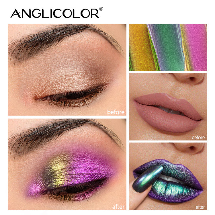Waterproof And Sweatproof Chameleon Liquid Eyeshadow Christmas Glitter Liquid Eyeshadow Multi Color Eyeshadow