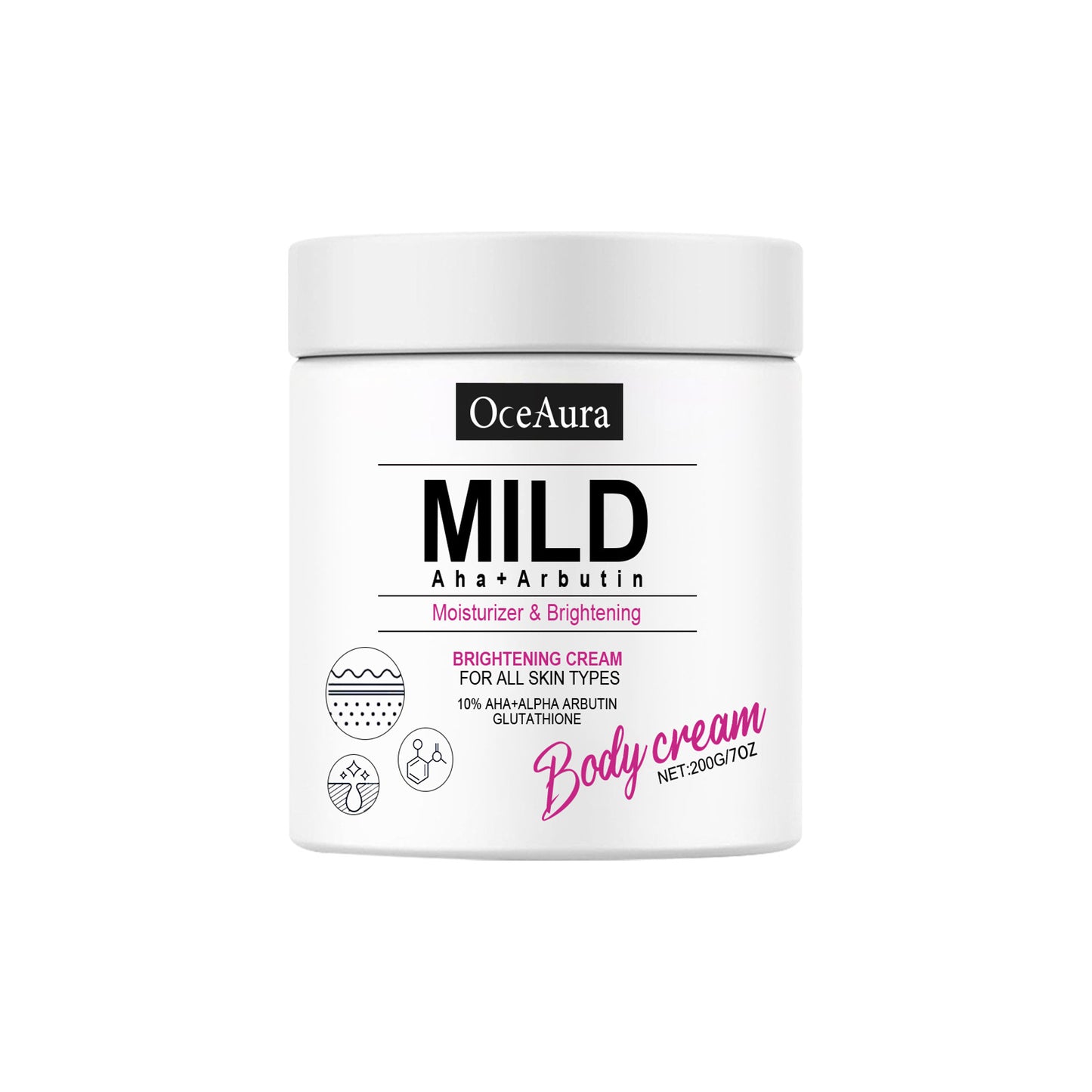 Brightening Body Cream Exfoliating Moisturizing