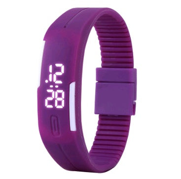 Waterproof LED Bracelet Watch Fashion Sports Watch White Light Touch Screen Electronic Student Watch
