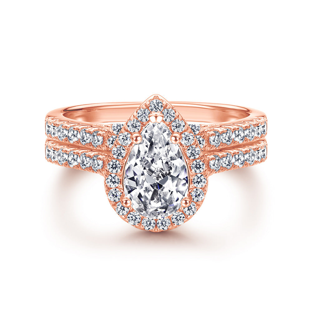 925 Sterling Silver Ring For Women Combination Sets