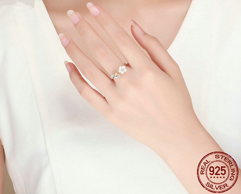Ring of honeybee flower temperament