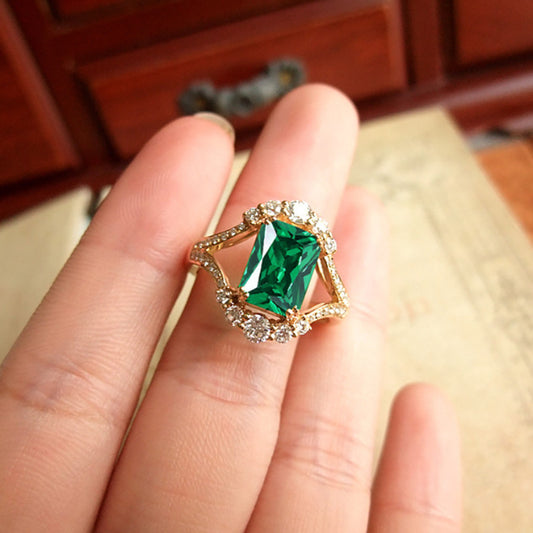 Vintage Alloy Decorative Ring For Women