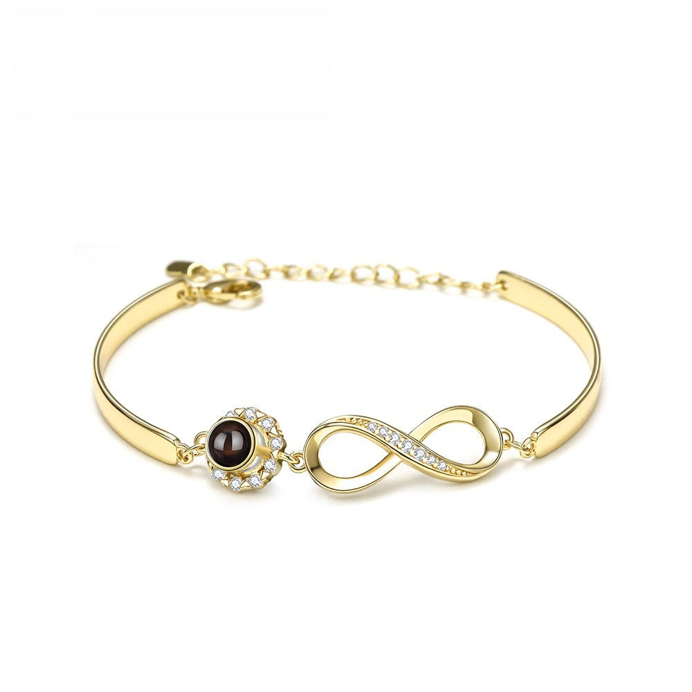 S925 Silver Infinite Diamond Bracelet