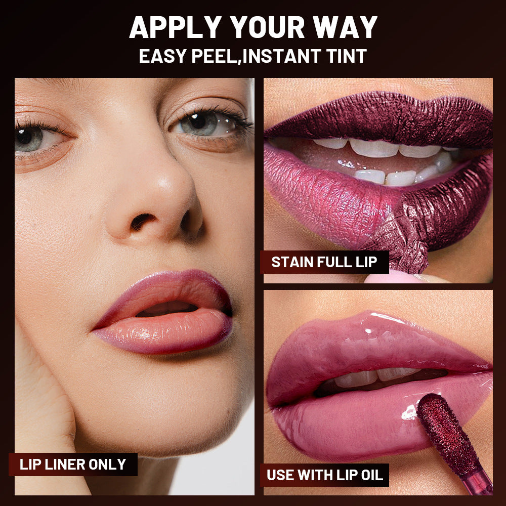 Tear And Pull Lipstick Lip Liner Long-lasting Coloring