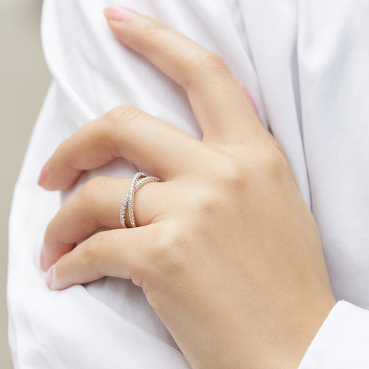 S925 Sterling Silver Ring For Women Affordable Luxury Fashion European And American