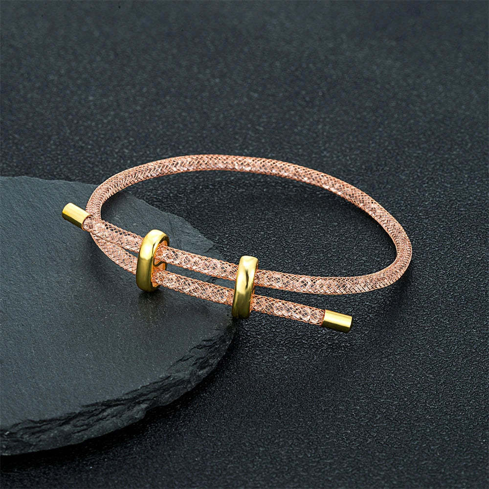 Rhinestone Net Fashion Star Bracelet