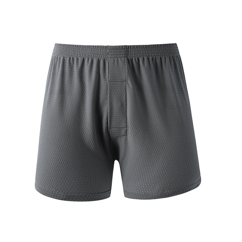 Men's Underwear Ice Silk Mesh Breathable Boxer