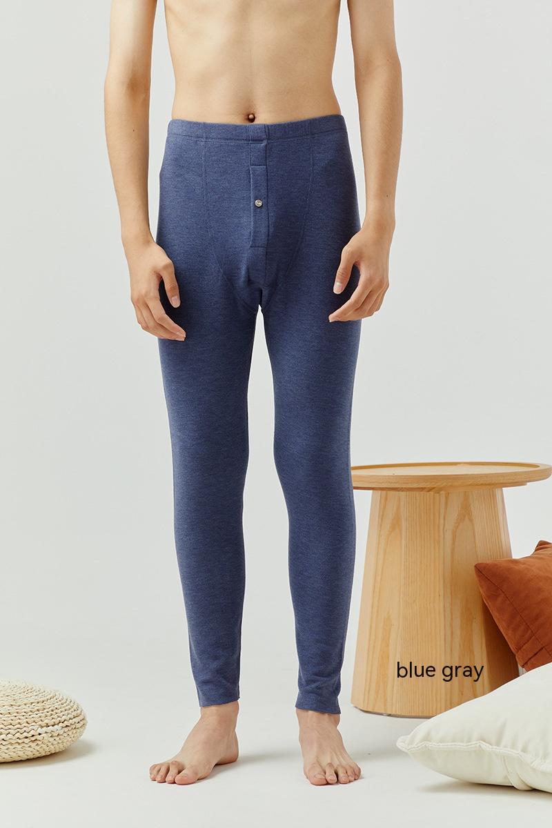 Cashmere Men's Warm Pants Single Piece With Velvet
