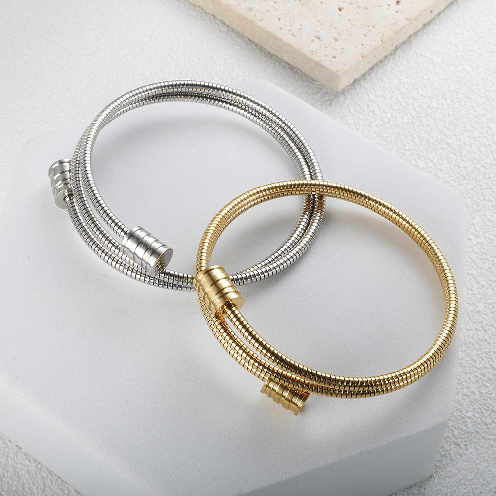 New Weia Line Bracelet For Women Fashion Commuter Simple Opening