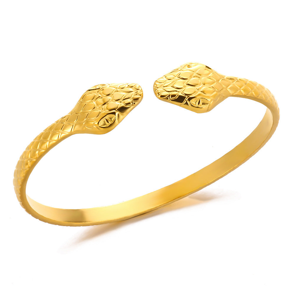 European And American Style Egyptian Pharaoh Head Hook Bracelet