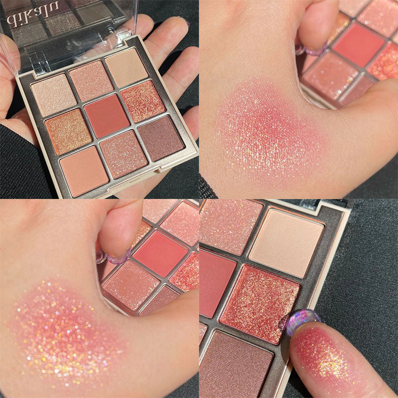 Women's Fashion Christmas Snowflake Eye Shadow Plate