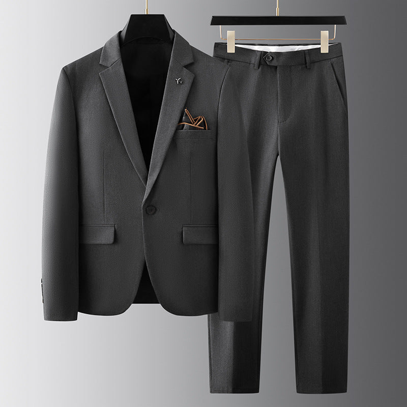 Spring And Autumn Suit Men's Slim Fit Casual