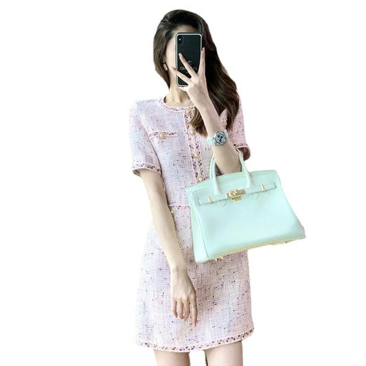 French Slim A Line Dress