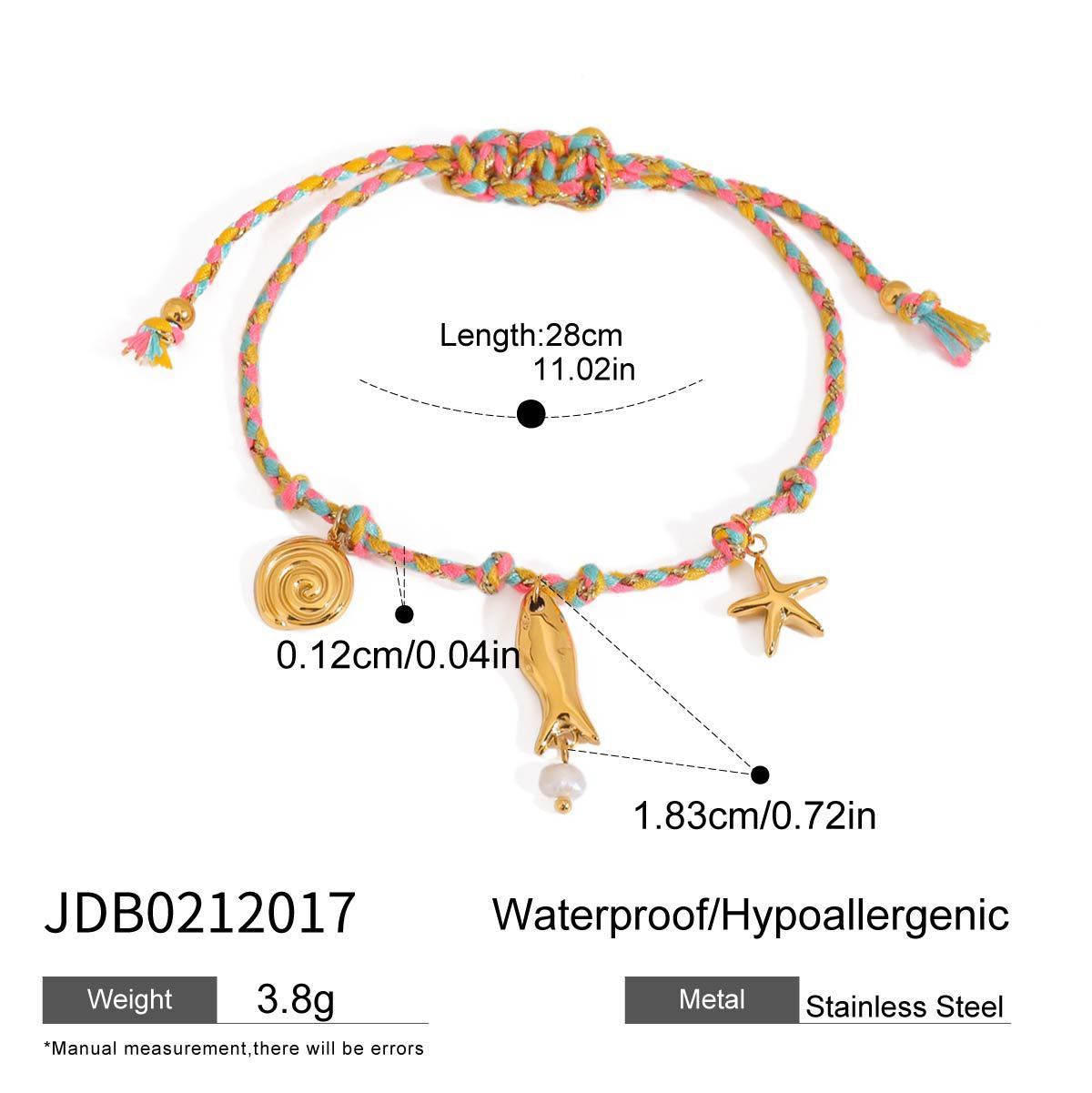 Marine Woven Diy Bracelet Stainless Steel