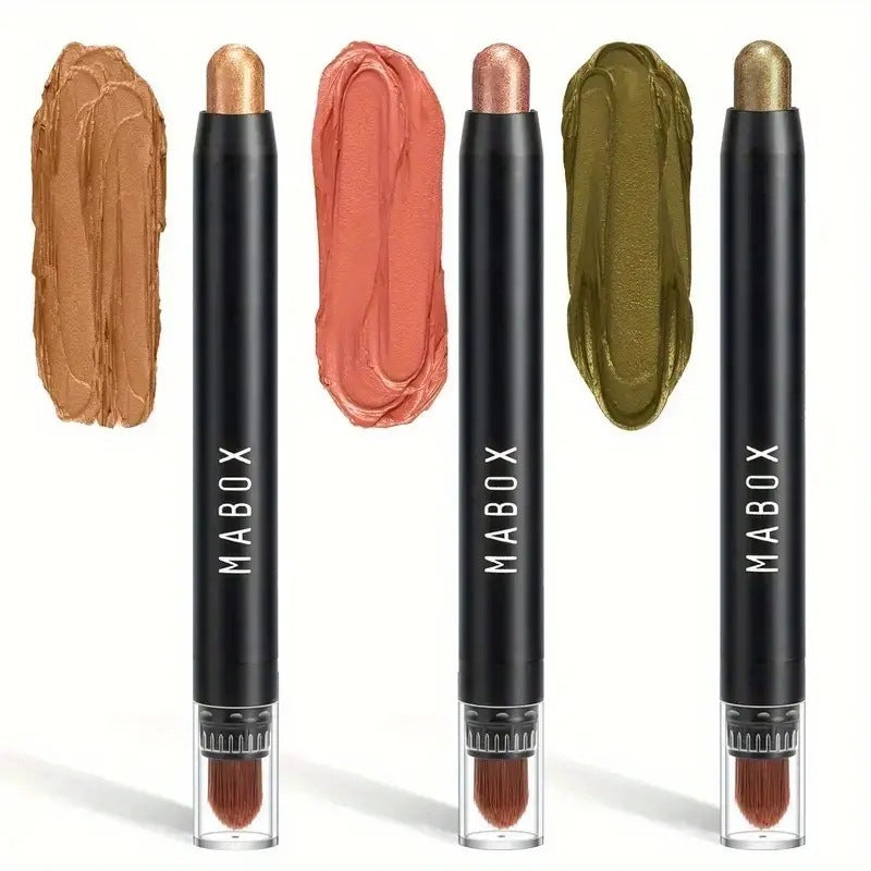 MABOX Waterproof Eye Shadow Stick Eye Makeup Color Pearlescent Pen