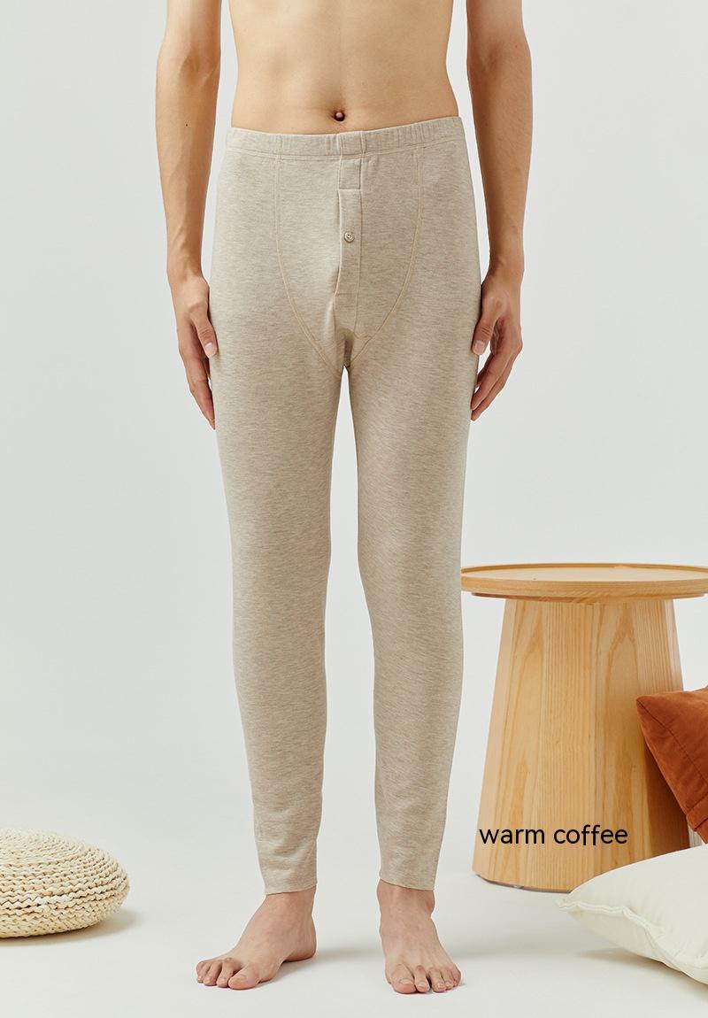Cashmere Men's Warm Pants Single Piece With Velvet