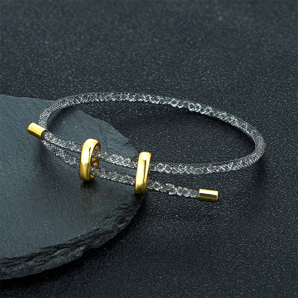 Rhinestone Net Fashion Star Bracelet